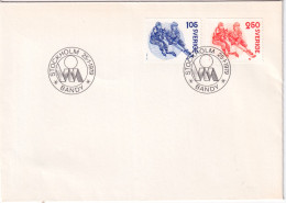 1979-SVEZIA Sport Del Bandy Serie Cpl. (1035/6) Fdc - FDC