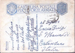 1941-Posta Militare/n. 206 (19.1 Battaglia Dell'Osum) Su Cartolina Franchigia - Marcophilia