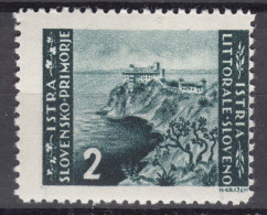 Istria Litorale Yugoslavia Occupation, 1946 Sassone#55 Mint Hinged - Ocu. Yugoslava: Istria