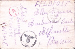 1944-FELDPOST 02976 B Manoscritto Su Busta Annullo Feldpost/d (30.10) Da Italian - Storia Postale