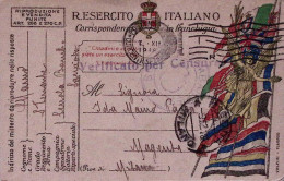 1918-Posta Militare/CONCENTR SEZIONE E.P./I R Annullo Meccanico (7.12) Su Cartol - Storia Postale