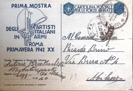 1942-Posta Militare/Nro 40 (18.12 Battaglia Di Meshcov) Su Cartolina Franchigia  - Storia Postale