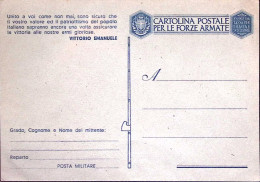 1942-Cartolina Franchigia Motto Unito A Voi , Nuova - Storia Postale