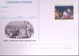 1985-Cartolina Postale Lire 400 Natale Presepe Ad Acireale Nuova - Postwaardestukken