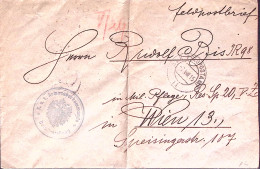 1916-Austria K.u.K Feldpostamt/11 (7.8) Su Busta - Marcophilie