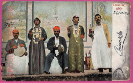 Ag2807 - EGYPT - VINTAGE POSTCARD - Ethnic, Dancing Girls - 1905 - Afrika