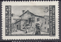 Istria Litorale Yugoslavia Occupation, 1946 Sassone#57 Mint Hinged - Yugoslavian Occ.: Istria