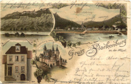 Gruss Aus Starkenburg An Der Mosel - Litho - Bernkastel-Kues