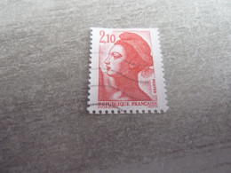 Liberté De Gandon - 2f.10 - Yt 2319 - Rouge - Oblitéré - Année 1984 - - 1982-1990 Vrijheid Van Gandon