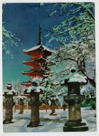 TOKYO  THE SNOW SCENE OF THE FIVE STOREY TOWER   (VIAGGIATA) - Tokio