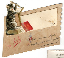 Petite Carte 1er Avril Chat - Andere & Zonder Classificatie