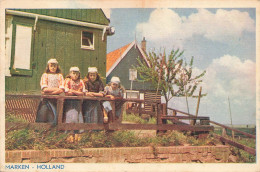 PAYS BAS - Marken Holland - Animé - Colorisé - Carte Postale - Andere & Zonder Classificatie