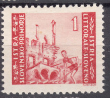 Istria Litorale Yugoslavia Occupation, 1945 Sassone#43 Mint Never Hinged - Yugoslavian Occ.: Istria