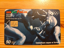 Phonecard Bulgaria - Olympics, Wrestling - Bulgaria