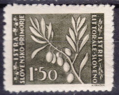 Istria Litorale Yugoslavia Occupation, 1945 Sassone#44 Mint Never Hinged - Jugoslawische Bes.: Istrien