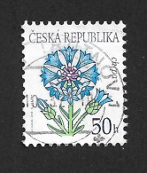 Czech Republic 2003 ⊙ Mi 377 Sc 3220 Flowers: Cornflower, Blumen Tschechische Republik c4 - Oblitérés