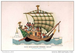 CARTOLINA SERIE  BARCHE DEL MONDO (WORLDWIDE BOATS-SHIPS POSTCARDS) - NAVE ROMANA (ROMAN SHIP) - Banks