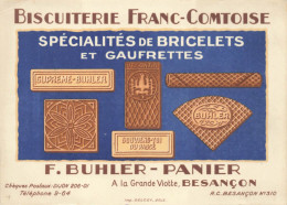 25 Besançon Publicité Pour Biscuiterie Franc Comtoise - Besancon