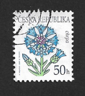 Czech Republic 2003 ⊙ Mi 377 Sc 3220 Flowers: Cornflower, Blumen Tschechische Republik c6 - Usati