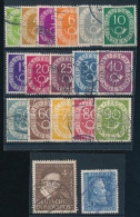 O NSZK 1951 Forgalmi Sor + 2 Db Klf Bélyeg (Mi EUR ~90,-) - Other & Unclassified