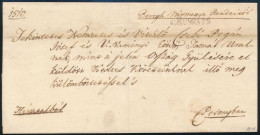 1834 Ex Offo "v:MUNKÁTS" - Posony - Andere & Zonder Classificatie
