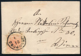 ~1853 3kr Levélen "ODENBURG" - Other & Unclassified