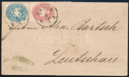 1864 5kr + 10kr Levélen / On Cover "PESTH / B.H." - Leutschau - Sonstige & Ohne Zuordnung