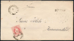 1868 5kr Levélen / On Cover "BREZNOBÁNYA" + "BÉRMENT." - Herrmanstadt - Otros & Sin Clasificación