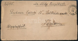 1870 Hivatalos Levél A Gyulafehérvári Püspöktől (Fogarasy Mihály) Tartalommal, Viaszpecséttel - Otros & Sin Clasificación