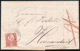 1873 Réznyomat 5kr Levélen "RUSZKA-BÁNYA" - Autres & Non Classés