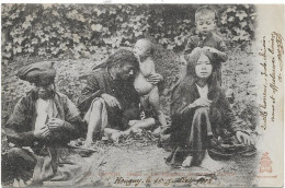 VIET NAM.   TONKIN  ANOI. LES MANGEURS DE POUX EN FAMILLE  AN 1908 - Viêt-Nam