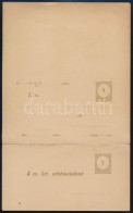 1884 Használatlan Adóintés 1884/C Típus 2kr + 2kr Díjjeggyel - Autres & Non Classés