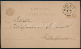 1890 2kr Díjjegyes Levelezőlap "NAGY-ÉCS" - Sonstige & Ohne Zuordnung