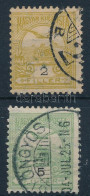 O 1900 Turul 2f, 5f B2/a VI. Számvízjellel - Sonstige & Ohne Zuordnung