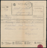 1905 Készpénzes Távirat "FENYVESVÖLGY / UNG.VM." (Kárpát-Ukrajna) - Andere & Zonder Classificatie
