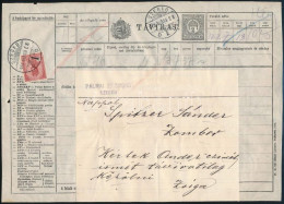 1916 Távirat Turul 1K Bérmentesítéssel "SZEGED" - Other & Unclassified