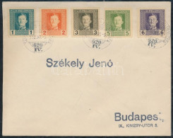 1918 Budapesti Hadi Kiállítás Bélyegzés "TÁBORI FŐPOSTA KIRENDELTSÉG 620/IV." Filatelista Levélen - Altri & Non Classificati