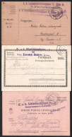 1915-1917 3 Db Tábori Posta Levelezőlap - Andere & Zonder Classificatie