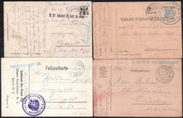 1915-1917 4 Db Tábori Posta Küldemény - Altri & Non Classificati