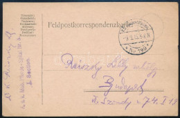 1915 Tábori Posta Levelezőlap "K.u.k. Mob. Pferde-Spital Nr. 3. I. Section" + "FP Nr 192" - Autres & Non Classés