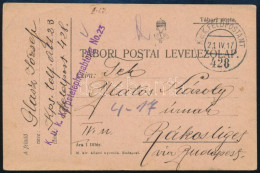 1917 Tábori Posta Levelezőlap / Field Postcard "K.u.k. Korpstelephonabteilung No.23." + "FP 428" - Autres & Non Classés