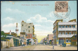 ~1905 TCV Képeslap Egyiptomi Bélyeggel és "S.M.S. SZIGETVÁR" Bélyegzéssel / TCV Postcard With Egyptian Stamp And "S.M.S. - Andere & Zonder Classificatie