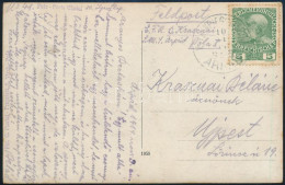 1914 Tábori Posta Képeslap 5h Bélyeggel "S.M.S. ÁRPÁD" - Otros & Sin Clasificación