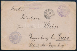 1915 Tábori Posta Levél "S.M. SCHIFF SCHWARZENBERG" + "SIBENIK / SEBENICO" - Other & Unclassified