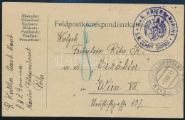1915 Tábori Posta Levelezőlap "S.M. SCHIFF GAMMA" - Andere & Zonder Classificatie