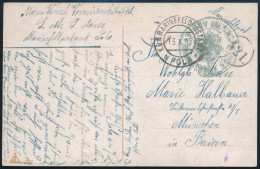 1915 Tábori Posta Képeslap "S.M.SCHIFF ADRIA" / The Postcard Was Written By Wenzel Moser, Who Was A German Sailor On S.M - Other & Unclassified