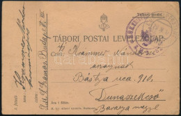 1917 Tábori Posta Levelezőlap / Field Postcard "S.M.S. SZ(AMOS)" - Andere & Zonder Classificatie