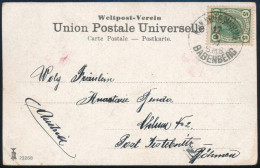 1917 Tábori Posta Képeslap 5 Heller Bérmentesítéssel "K.u.K. KRIEGSMARINE / S.M.S. BABENBERG", A Babenberg Hajó Paleszti - Other & Unclassified