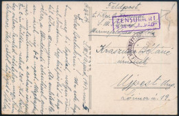 1917 Tábori Posta Képeslap "S.M.S. ÁRPÁD" - Autres & Non Classés