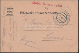 1916 Tábori Posta Levelezőlap "Mobil. Reserv. Spital 5/5" + "EP CHOLM" - Autres & Non Classés